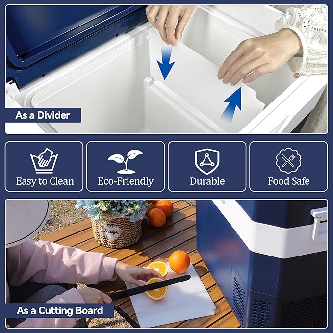 12 Volt Refrigerator Car Fridge Portable 12V 45 Quart Freezer Compressor Cooler - Image 9