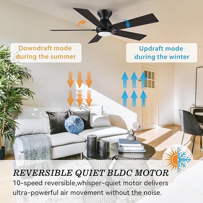 SMAAIR 48 Inch Smart Ceiling Fan - Image 6