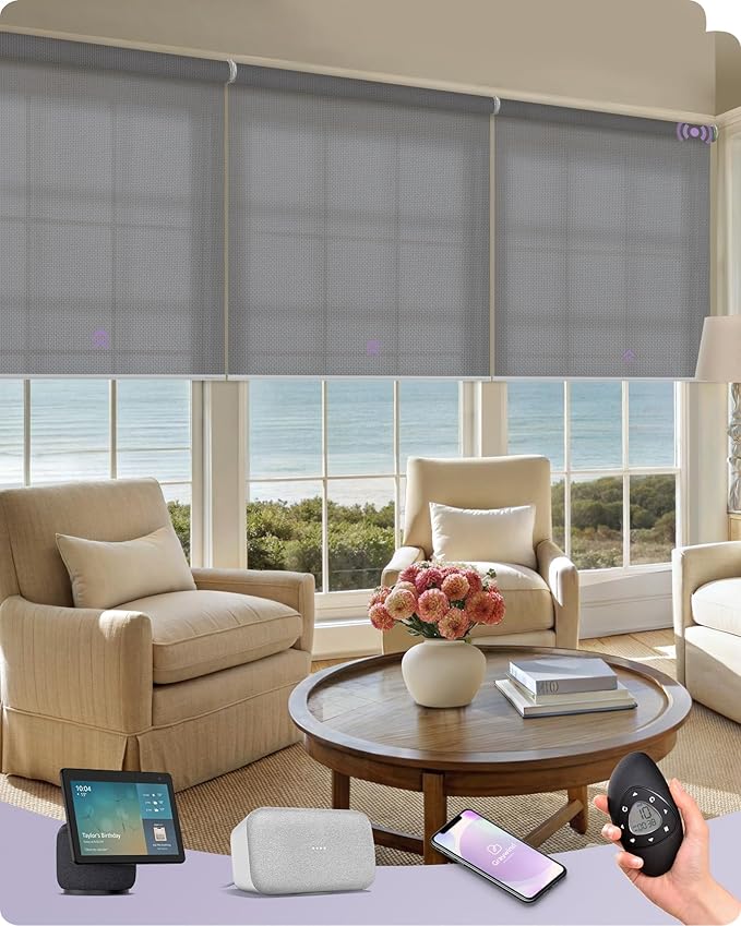 Graywind Smart Coupled Roller Shades Compatible by Graywindbeyondshading