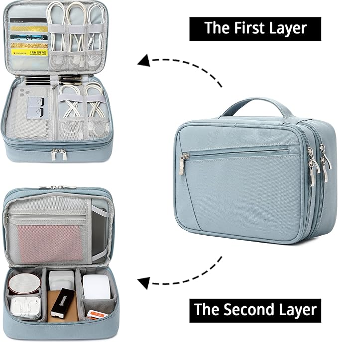 mygreen Electronics Travel Organizer, Watreproof Electronic Accessories Case - Image 4