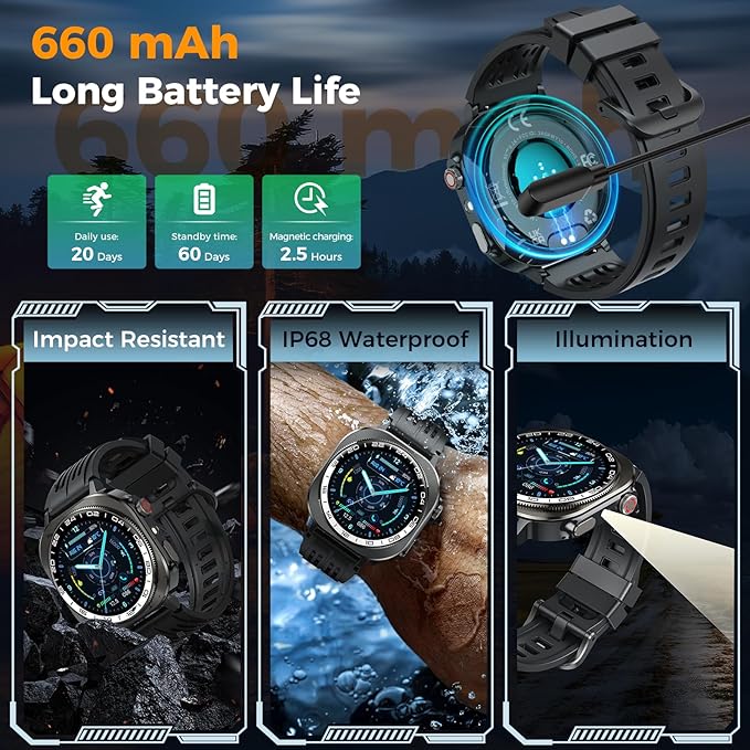 Smart Watch, 2026 AMOLED 1.43" Fitness Smartwatch - Image 5