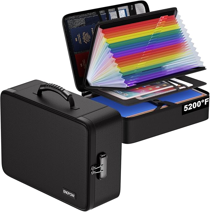 ENGPOW 5200℉ Soft Case Fireproof Document Box by ENGPOW