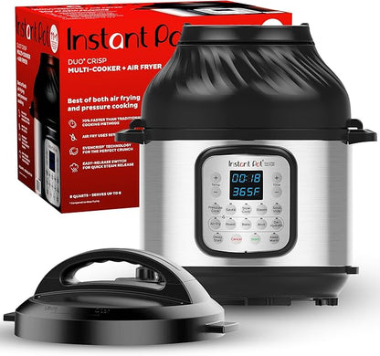 Instant Pot Duo Crisp 11-in-1 Air Fryer and Electric Pressure Cooker Combo by InstantPot