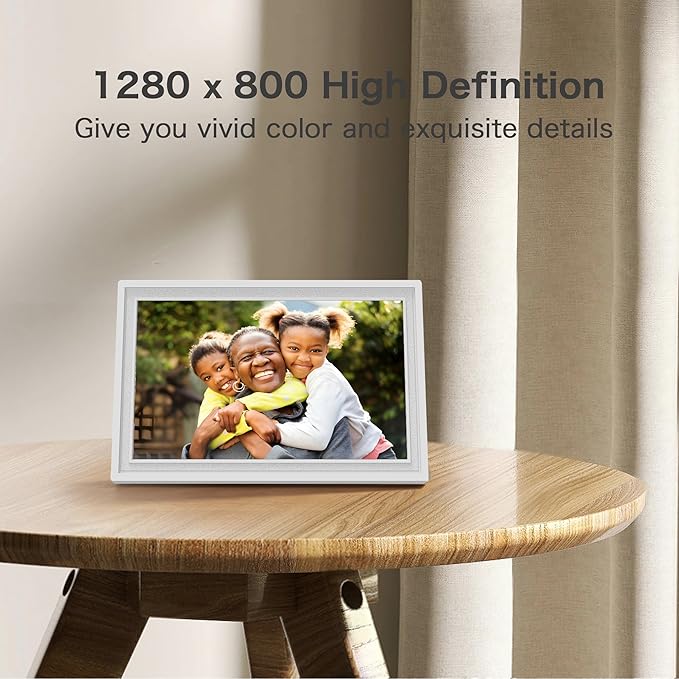Digital Picture Frame WiFi, 10.1 Inch Frameo Digital Photo Frame, 32GB Memory - Image 4