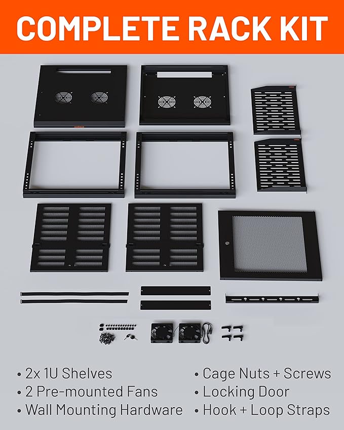 ECHOGEAR 12U Network Rack - Image 6
