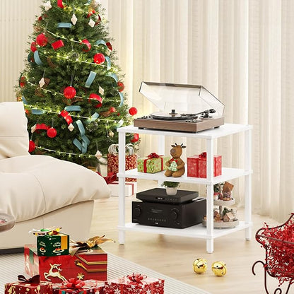 3-Tier AV Media Player Stand, Modern Stereo Cabine, Game Console Shelf - Image 2