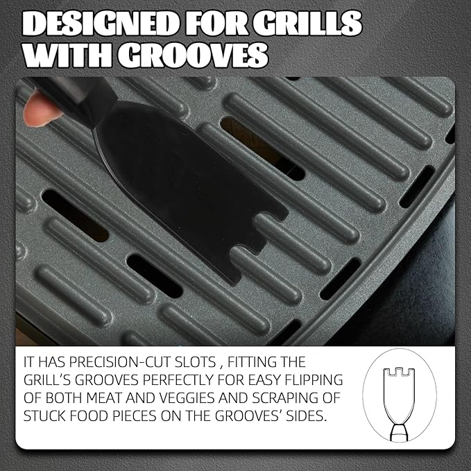 TonGass Grill Scraper for George Foreman Indoor Grills & Most Other Indoor - Image 3