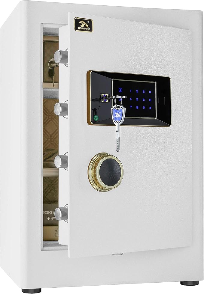 TIGERKING 2.05 Cu Ft Heavy Duty Security Home Safe – Digital Touchscreen Lock by TIGERKING