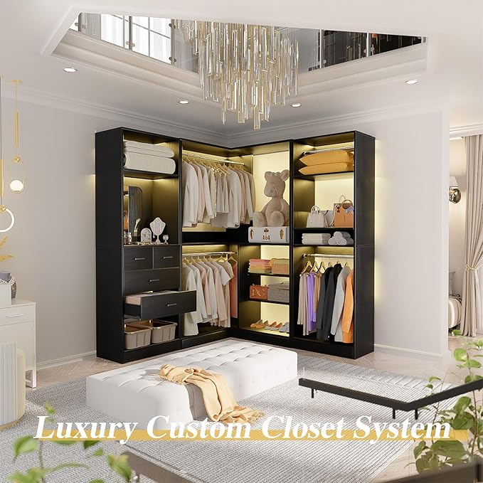 Unikito 86” Closet System, Corner Closets Organizer - Image 4