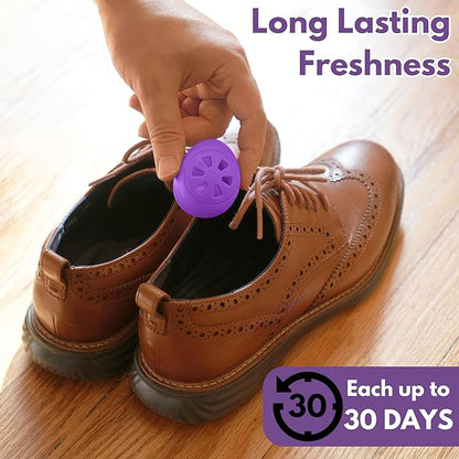 Air Jungles Shoe Deodorizer Balls 6 Ct, Lavender Scent, Odor Remover Balls - Image 5