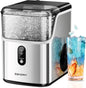 EUHOMY Nugget Ice Maker Countertop, Ready in 7 Mins, 34Lbs/24H Pebble Ice Maker by EUHOMY