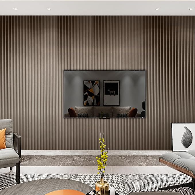 Art3dwallpanels Slat Wall Paneling, 8 Pack Wavy Grain Panel Wall Slats - Image 8