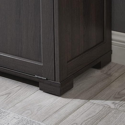 OLD CAPTAIN Double Tilt Out Trash Cabinet, Wooden Kitchen Garbage Can Free - Image 5