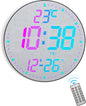 GLOKUUCA 12" Large Digital Wall Mount Clock, Count Down Timer, Big LED by GLOKUUCA