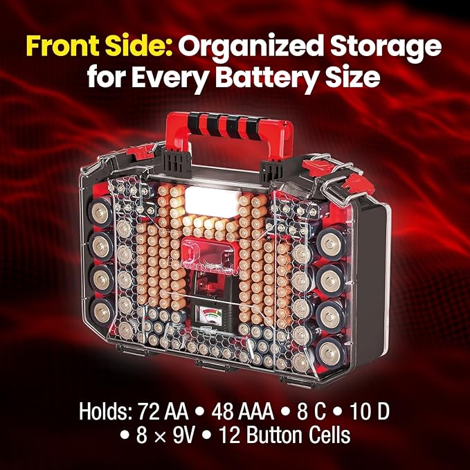 Ontel Battery Daddy Storage & Organizer Case - Image 3