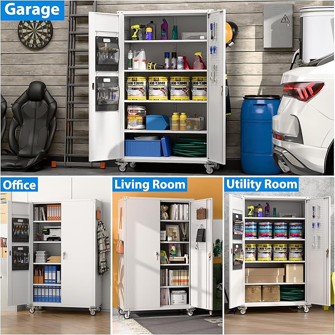 Upgraded Wide and Deep Garage Storage Cabinet - Image 5