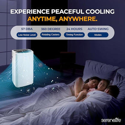 SereneLife Small Air Conditioner Portable 14, 000 BTU - Image 5