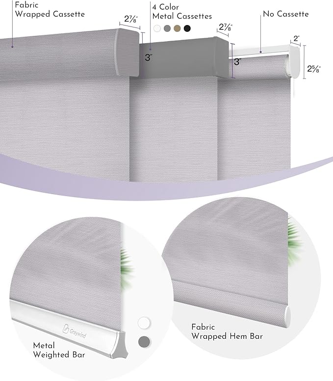 Graywind Motorized Silky Light Filtering Shades Compatible - Image 6