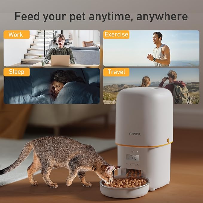 Automatic Cat Feeder - 4L Timed Auto Pet Feeder - Image 9