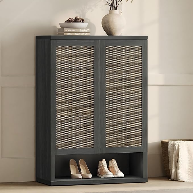 SICOTAS Rattan Shoe Storage Cabinet by SICOTAS