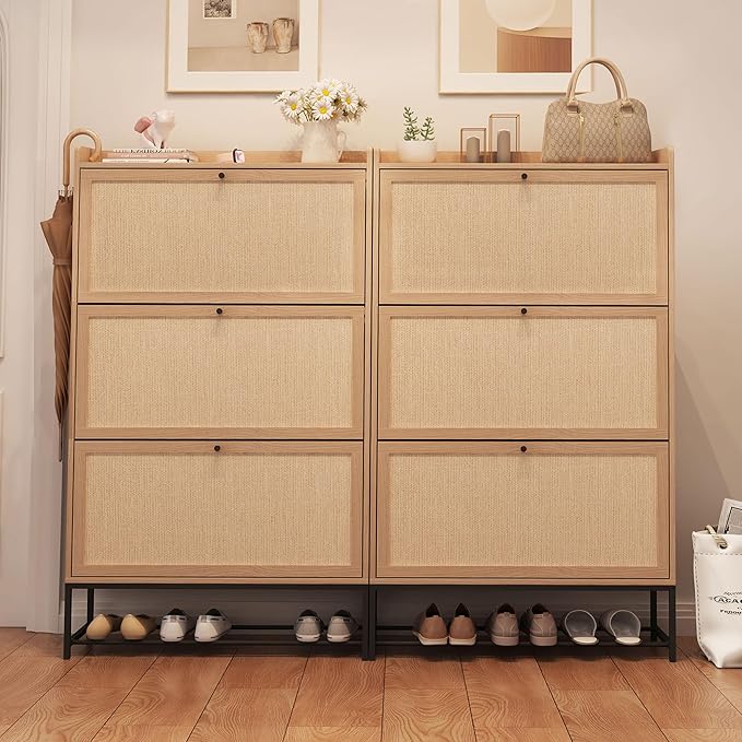 AVZEAR Narrow Shoe Storage Cabinet - Image 7