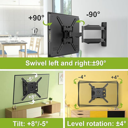 USX MOUNT Full Motion TV Wall Mount Bracket - Image 3