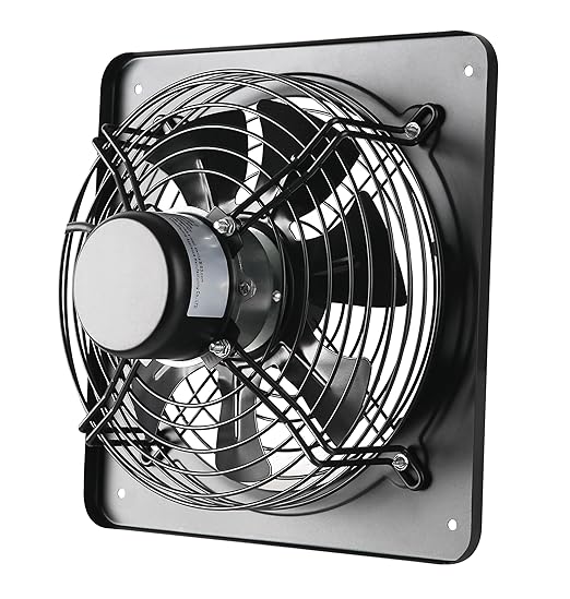 12 Inch Window Exhaust Wall Mounted Ventilation Basement Extractor Industrial - Image 2