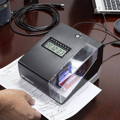 uPunch CR1000 Digital Time Clock and Date Stamp - Image 4