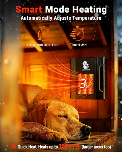Dog House Heater – 45℉ to 113℉ Thermostat Controlled Pet House Heater - Image 6