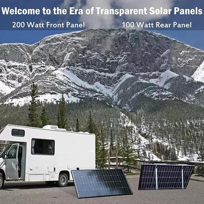 JJN Bifacial 400 Watt Solar Panel, 16BB N-Type 2 Pcs 200W 12V 25% High - Image 8