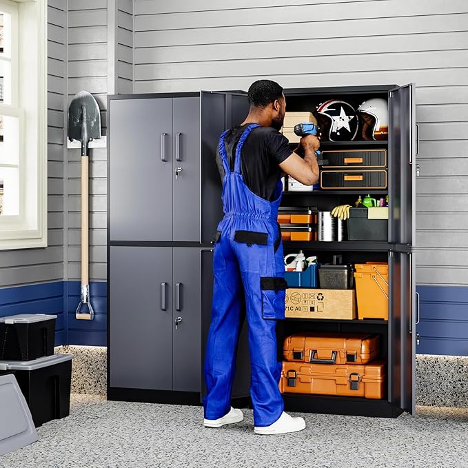 Yizosh Metal Storage Locking Cabinet - Image 2