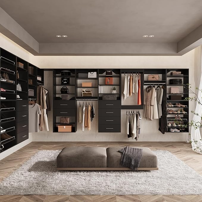 ROOMTEC Modular Closet System, 19.5" Shoe Shelf Closet Tower Wall-Mounted - Image 3