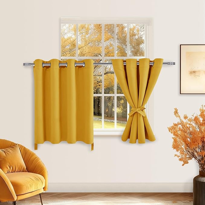 Hiasan RV Blackout Curtains for Bedroom, 52 x 36 Inches Long - Image 2