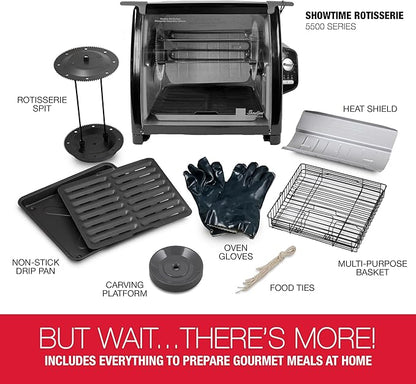 Ronco Showtime Large Capacity Rotisserie & BBQ Oven Modern Edition, Simple - Image 7