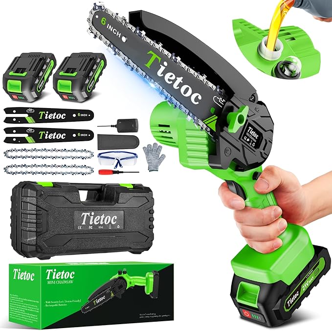 Tietoc Mini Chainsaw 6-Inch by TIETOC