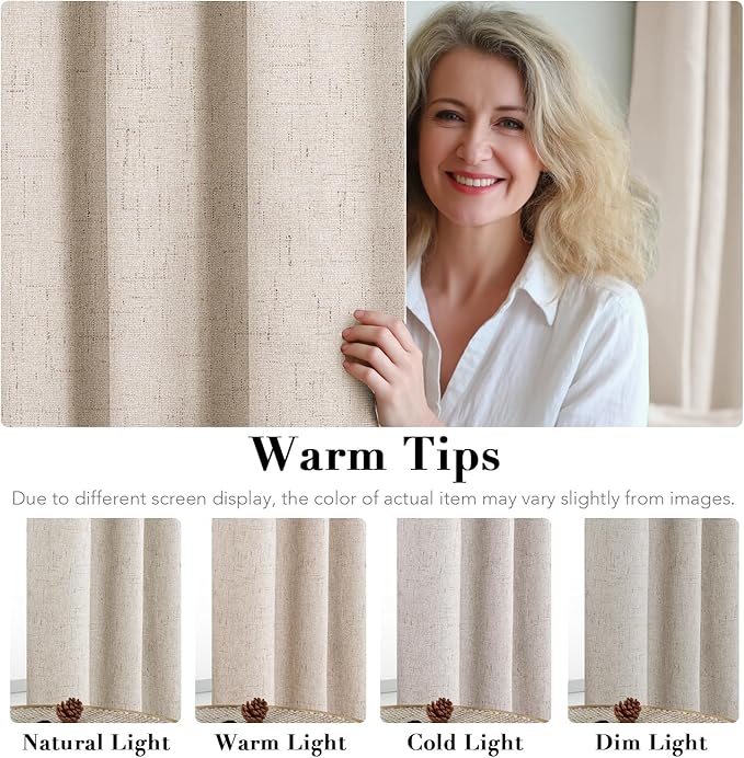 H.VERSAILTEX Polyester Blackout Curtains 96 Inches Long, 100% Absolutely - Image 5