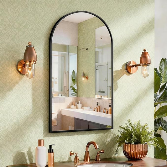 CIRCUMI Arched Wall Mirror, Metal Frame, Large Size by CIRCUMIMirror
