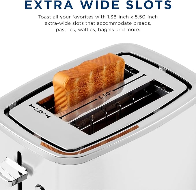 GE 2 Slice Toaster, Extra Wide Slots - Image 3