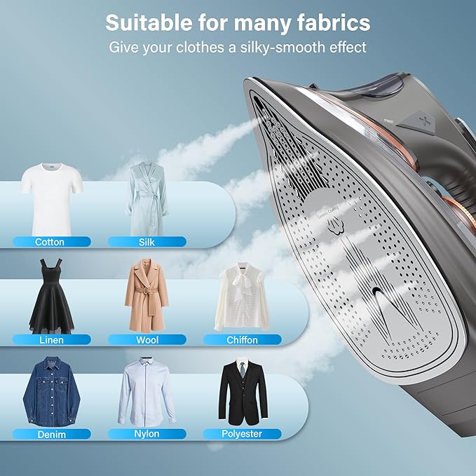 IRONDAY Steam Iron for Clothes - Image 6
