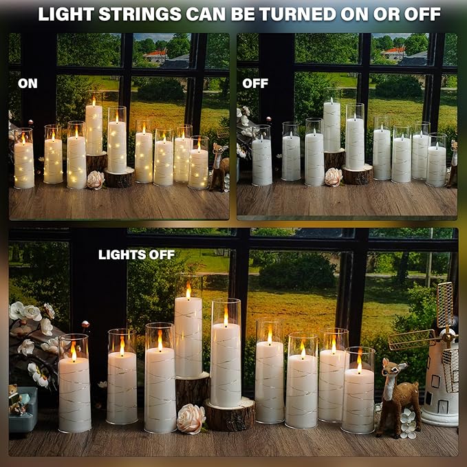 Flickering Flameless LED Candles, Battery Operated Candles 24 Pcs - Image 3