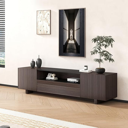 Epecoya TV Stand with Storage Cabinets - Image 3