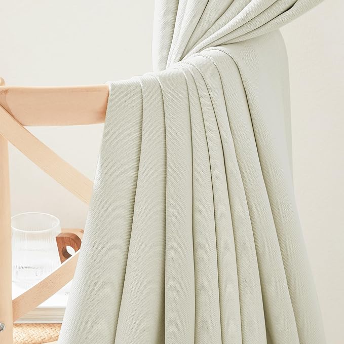 NICETOWN Room Darkening Curtains 84 inch Length 2 Panels Set, Dual Rod Pockets - Image 6