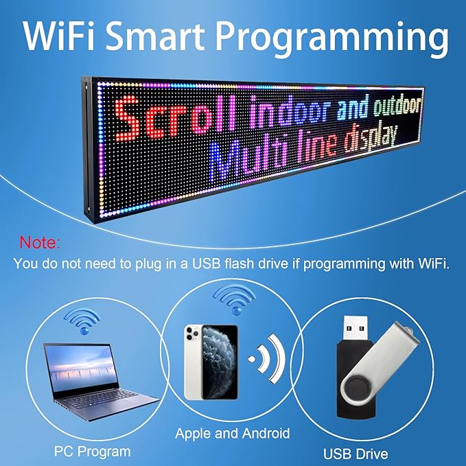 P10 Outdoor Led Sign Programmable Scrolling Digital Display Screen Message - Image 5