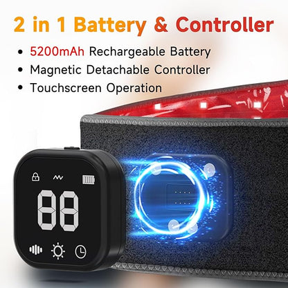 Red Light Therapy Belt for Body: Massage Heating Infrared Light Device - Image 5