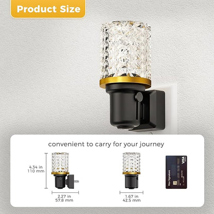 L LOHAS LED Night Light, 2 Pack Dimmable Night Lights Plug into Wall, Automatic - Image 3