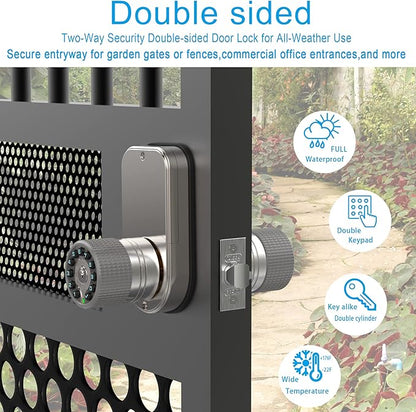 Double Sided Keypad Door Knob - Image 2