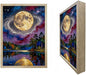 URVIP LED Glowing Photo Frame, 3D Starry-Sky Blue Moon Wall Art, 9x12 Inches by URVIP