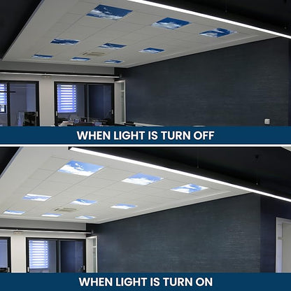 4 Pack 2x4 LED Flat Panel Light Drop Ceiling Fixture - Image 7