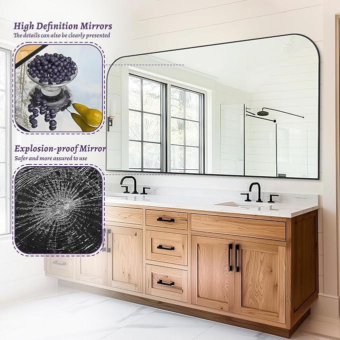 Bathroom Mirror, Wall Mirrors, Bathroom Vanity Mirror - Image 7