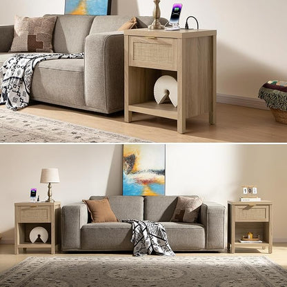 SICOTAS Night Stand with Charging Station - Image 6